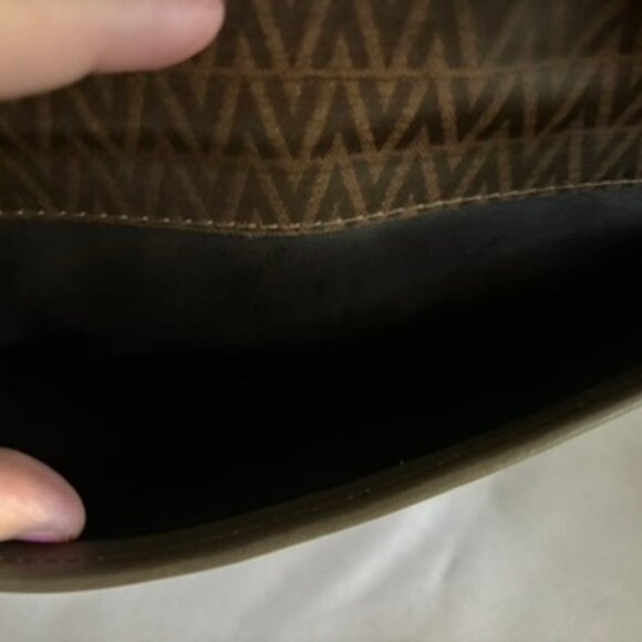 Mario Valentino Clutch Bag Brown PVC - Picture 3 of 16